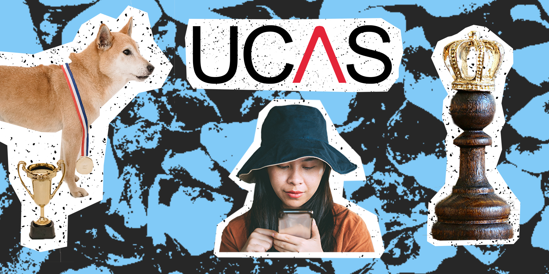 ucas logo and dog
