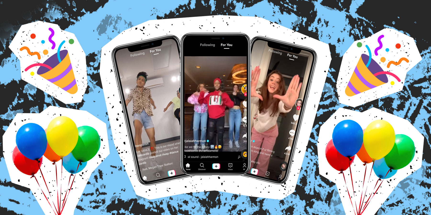 balloons and celebrations on TikTok