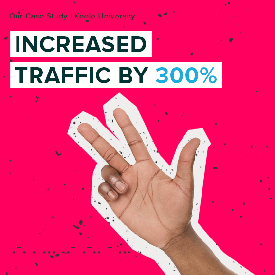 300% increase in traffic