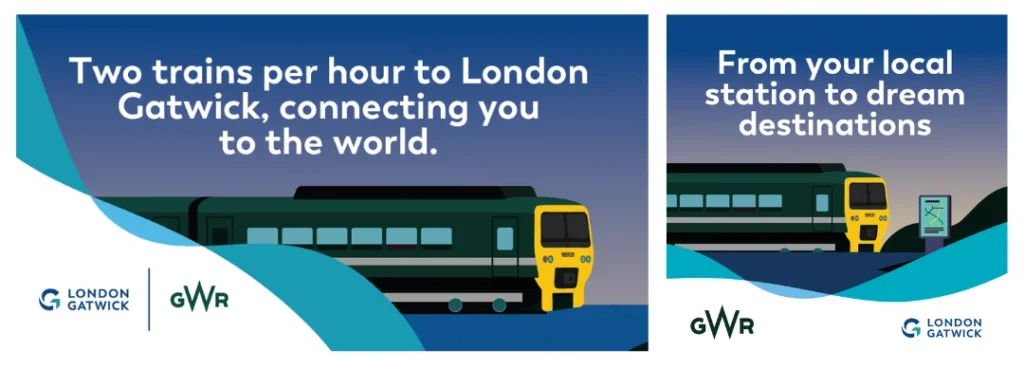 London Gatwick x GWR ad