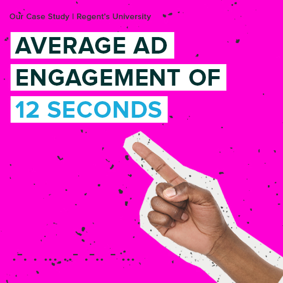 average ad engagement of 12 seconds