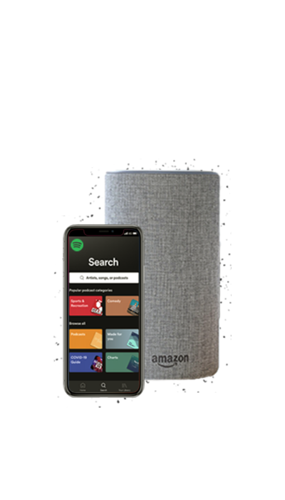 amazon alexa and spotify on phone