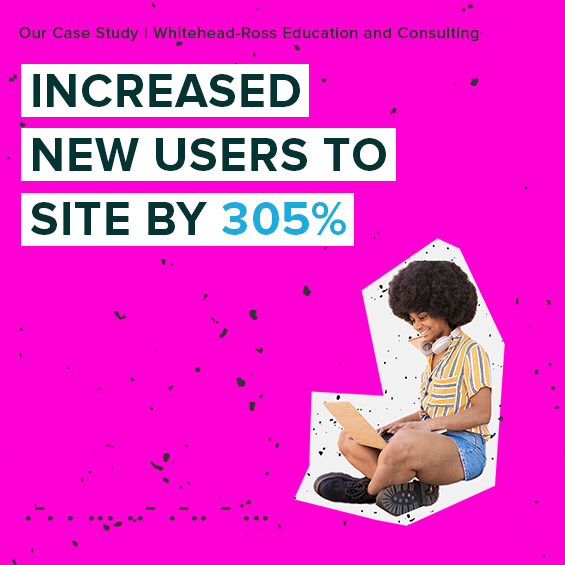 increased new users to site by 305%