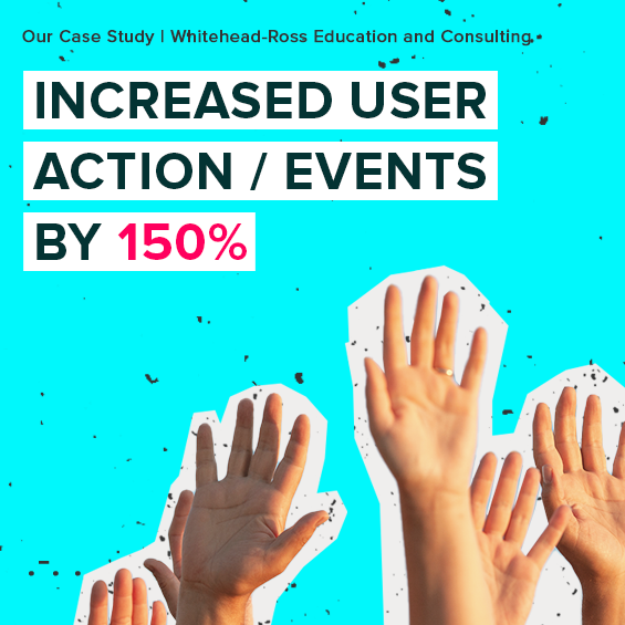 increased user action/events by 150%