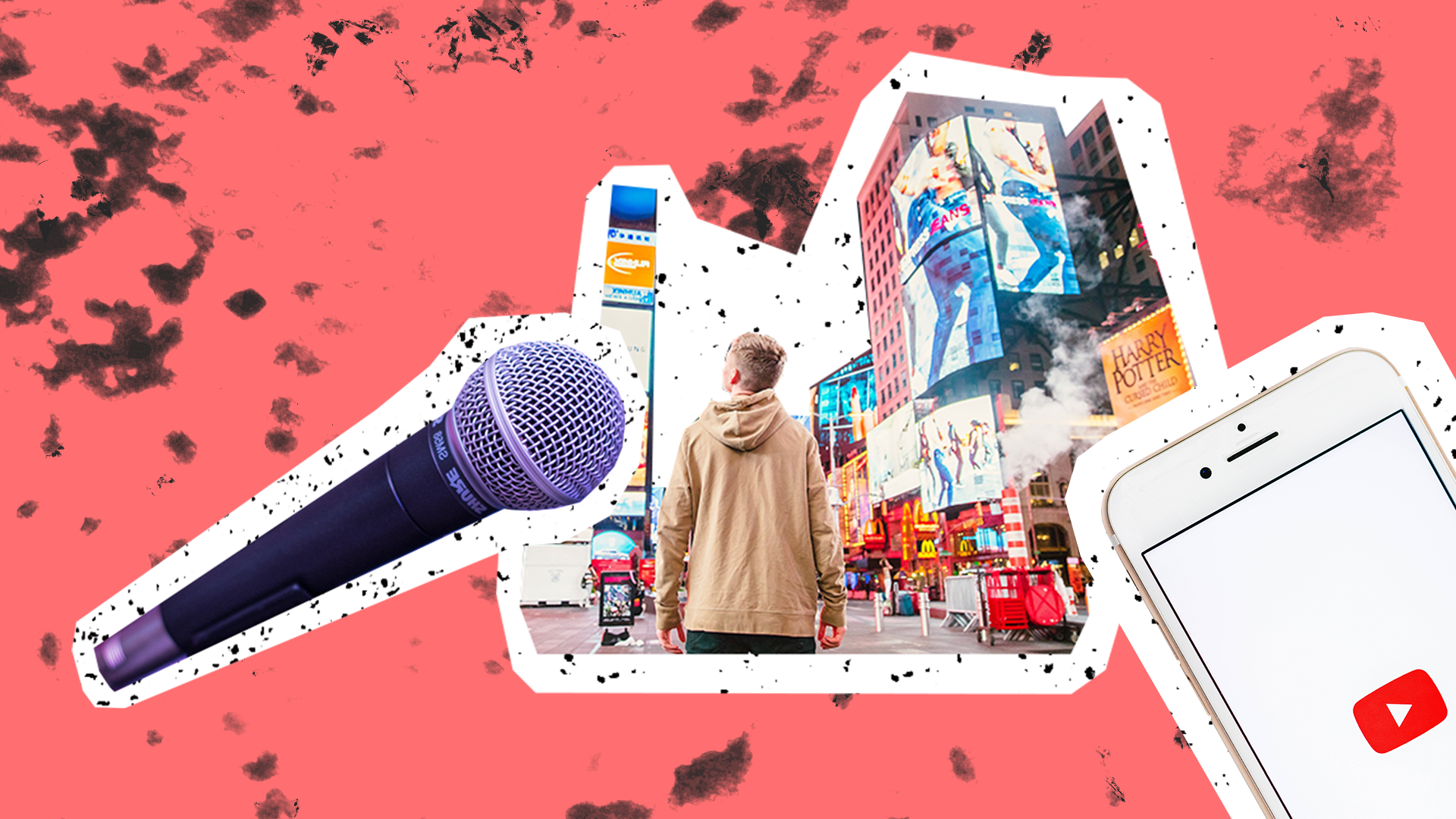 microphone and adverts