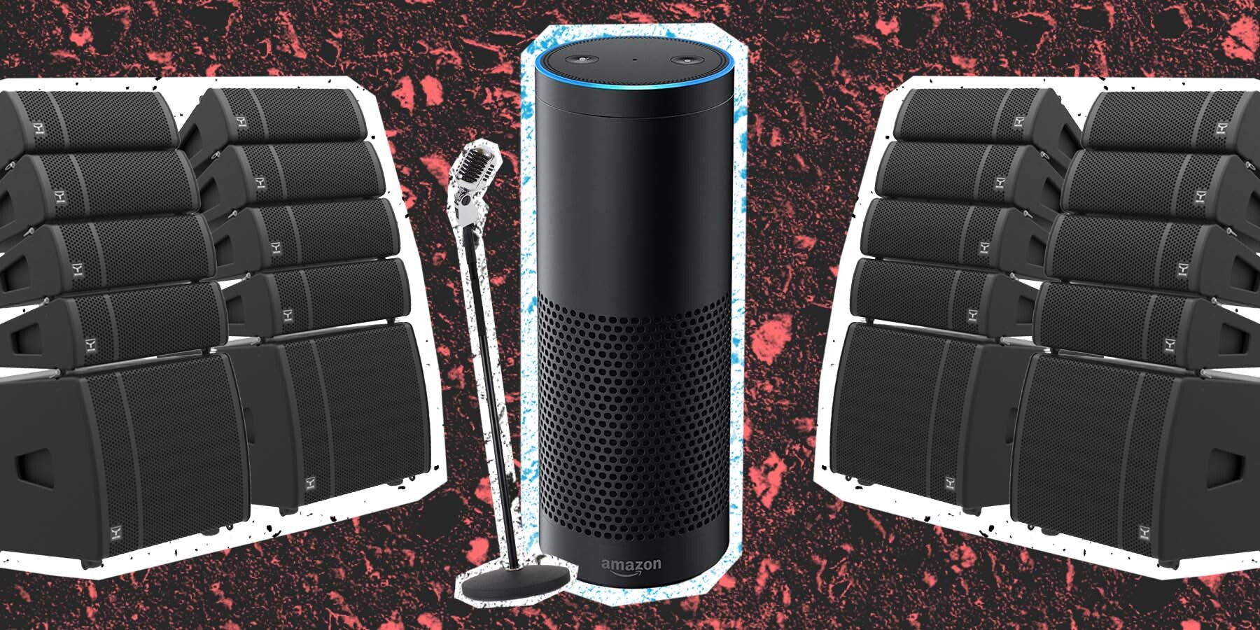 Amazon Alexa and large speakers