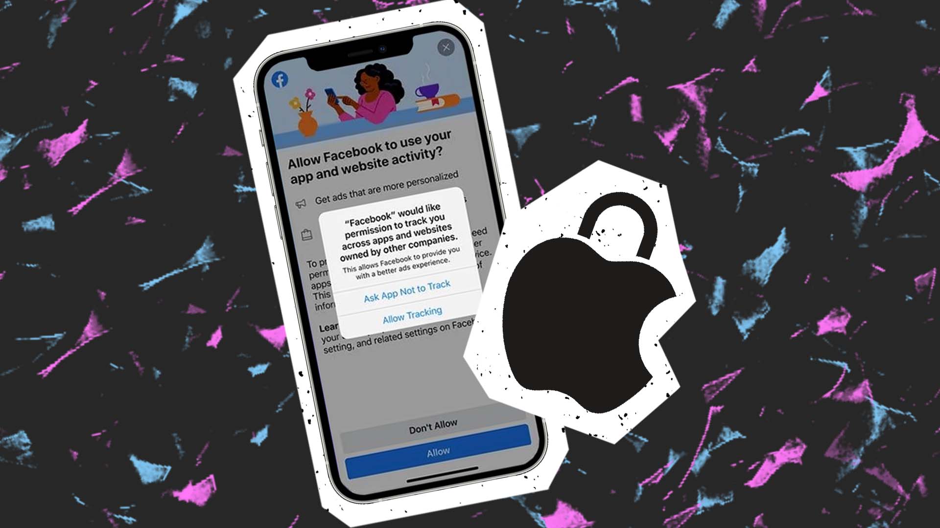 phone with apple logo