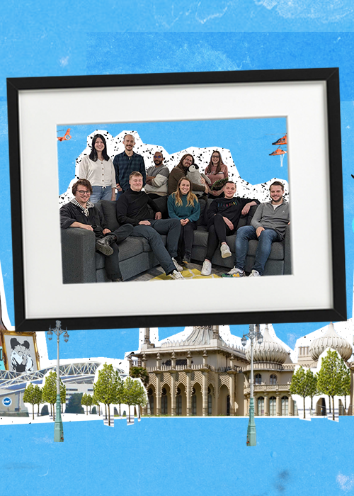photo frame of staff