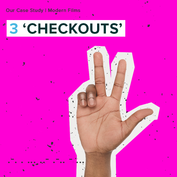 3 checkouts